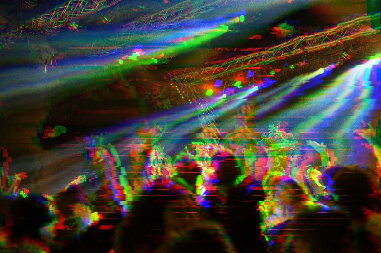 Rainbow Glitch Stage